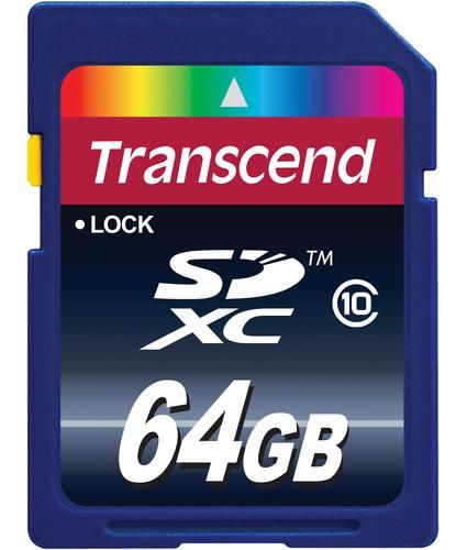 Карта памяти SDXC Transcend 64ГБ TS64GSDXC10 Карта памяти SDXC Transcend 64ГБ TS64GSDXC10