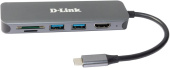 Разветвитель USB3.0 D-Link DUB-2327/A1A