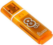 Накопитель USB flash Smart Buy 8Gb Glossy Orange (SB8GBGS-Or)