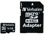   Micro SDHC Verbatim 16 43968
