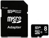   Micro SDHC Silicon Power 8 SP008GBSTH010V10-SP