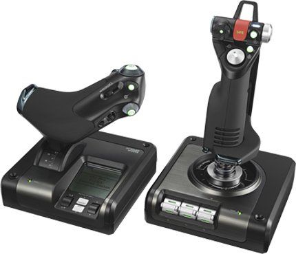 Геймпад Logitech G Saitek X52 Pro Flight Control System черный 945-000003 Геймпад Logitech G Saitek X52 Pro Flight Control System черный 945-000003
