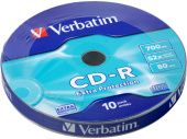 Диск CD-R Verbatim 700МБ 52x 80min 43725