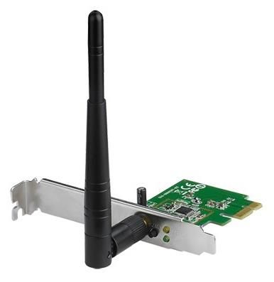 Сетевой адаптер WiFi ASUS 150Мбит/сек. PCE-N10 Сетевой адаптер WiFi ASUS 150Мбит/сек. PCE-N10