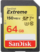   SDXC SanDisk 64GB Extreme SDSDXV6-064G-GNCIN