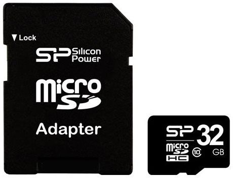 Карта памяти SDHC Silicon Power 32GB SP032GBSTH010V10SP Карта памяти SDHC Silicon Power 32GB SP032GBSTH010V10SP