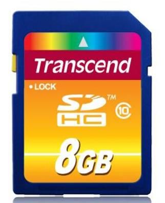 Карта памяти SDHC Transcend 8ГБ TS8GSDHC10 Карта памяти SDHC Transcend 8ГБ TS8GSDHC10