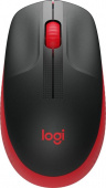 Беспроводная мышь Logitech M190 красный/черный 910-005908