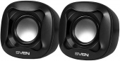 Акустическая система стерео Sven 170 2.0 черный SV-013516