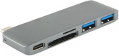 Разветвитель USB3.0 Red Line Multiport серый ут000012173