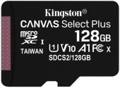 Карта памяти micro SDXC Kingston 128 ГбCanvas Select Plus SDCS2/128GBSP