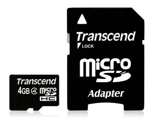 Карта памяти Micro SDHC Transcend 4ГБ TS4GUSDHC4 Карта памяти Micro SDHC Transcend 4ГБ TS4GUSDHC4