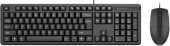 Комплект клавиатура + мышь A4Tech KK-3330S KK-3330S USB (BLACK)