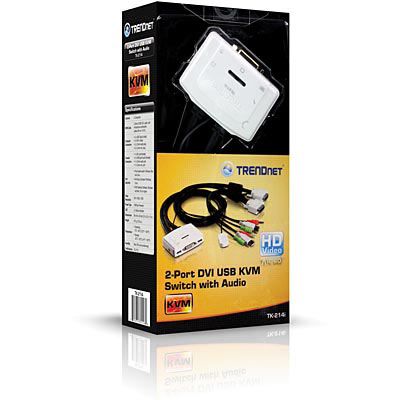 Переключатель KVM TRENDnet TK-214i TK-214I фото 2 Переключатель KVM TRENDnet TK-214i TK-214I фото 2