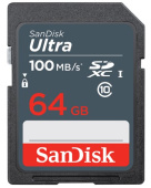 Карта памяти SDXC SanDisk 64Gb SDSDUNR-064G-GN3IN Ultra