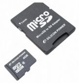   Micro SDHC Silicon Power 4 SP004GBSTH006V10-SP