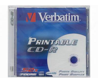 Диск CD-R Verbatim 700МБ 52x 43324 Диск CD-R Verbatim 700МБ 52x 43324
