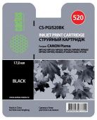 Картридж струйный совместимый Cactus CS-PGI520BK черный