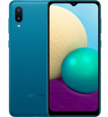Смартфон Samsung SM-A022 Galaxy A02 32Gb 2Gb синий SM-A022GZBBSER