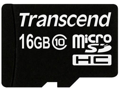 Карта памяти Micro SDHC Transcend 16ГБ TS16GUSDC10 Карта памяти Micro SDHC Transcend 16ГБ TS16GUSDC10