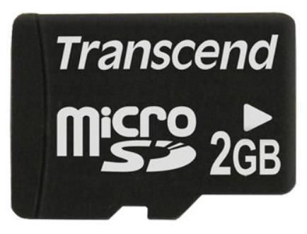 Карта памяти Micro SD Transcend 2ГБ TS2GUSD Карта памяти Micro SD Transcend 2ГБ TS2GUSD