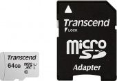Карта памяти micro SDXC Transcend 64Gb TS64GUSD300S-A