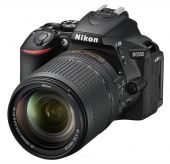 Цифровой фотоаппарат Nikon D5600 черный VBA500K002