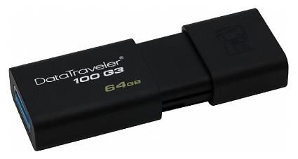 Накопитель USB flash Kingston 64ГБ DT100G3/64GB RTL Накопитель USB flash Kingston 64ГБ DT100G3/64GB RTL
