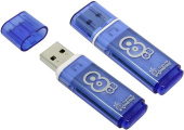 Накопитель USB flash Smart Buy 8Gb Glossy Blue (SB8GBGS-B)