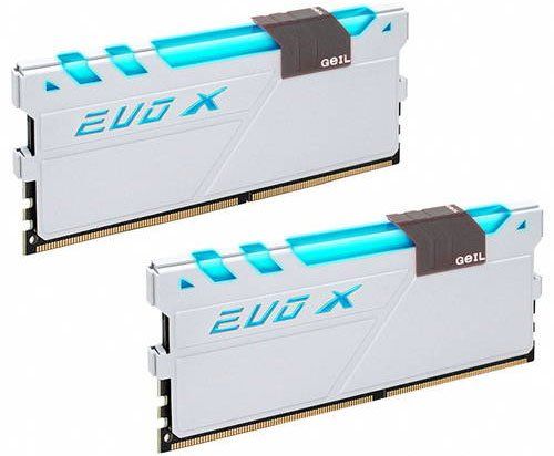 Модуль памяти DDR4 Geil 32GB (2x16GB), EVO X White Gaming Memory GEXG432GB2400C16DC Модуль памяти DDR4 Geil 32GB (2x16GB), EVO X White Gaming Memory GEXG432GB2400C16DC