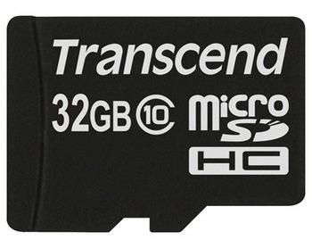 Карта памяти Micro SDHC Transcend 32ГБ TS32GUSDC10 Карта памяти Micro SDHC Transcend 32ГБ TS32GUSDC10