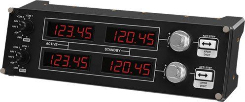 Геймпад Logitech G Saitek Pro Flight Radio Panel черный 945-000011 Геймпад Logitech G Saitek Pro Flight Radio Panel черный 945-000011