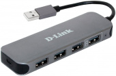 Разветвитель USB2.0 D-Link DUB-H4/E1A