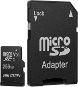   micro SDXC Hikvision 256Gb HS-TF-C1(STD)/256G/Adapter C1 HS-TF-C1(STD)/256G/ADAPTER