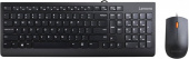 Комплект клавиатура + мышь Lenovo 300 U (GX30M39635) Black