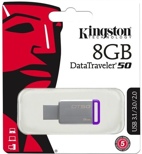 Накопитель USB flash Kingston 8GB DataTraveler 50,DT50/8GB фото 4 Накопитель USB flash Kingston 8GB DataTraveler 50,DT50/8GB фото 4