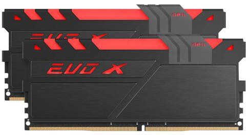 Модуль памяти DDR4 Geil 16GB (2x8GB) EVO X Black AMD edition Gaming Memory GAEXY416GB2400C16DC Модуль памяти DDR4 Geil 16GB (2x8GB) EVO X Black AMD edition Gaming Memory GAEXY416GB2400C16DC
