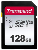 Карта памяти SDXC Transcend 128 Гб V30 TS128GSDC300S