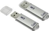 Накопитель USB flash Smart Buy 8Gb V-Cut Silver USB 2.0 (SB8GBVC-S)