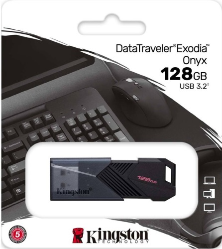 Накопитель USB flash Kingston 128Gb DataTraveler Exodia Onyx DTXON/128GB фото 3