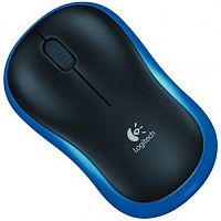 Мышь Logitech M185 синий/черный 910-002236