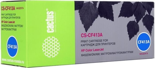 Картридж совместимый лазерный Cactus CS-CF413A пурпурный