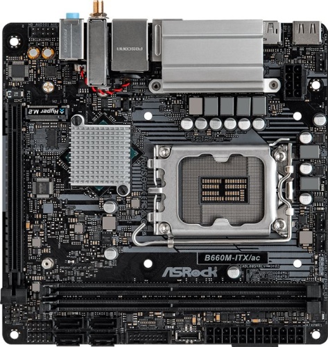 Мат. плата Socket1700 ASRock B660M-ITX/AC