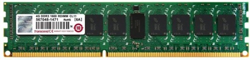Модуль памяти для сервера DDR3 Transcend 4GB TS512MKR72V6N Модуль памяти для сервера DDR3 Transcend 4GB TS512MKR72V6N