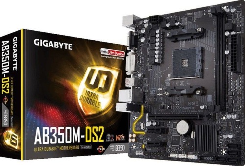 Мат. плата SocketAM4 GIGABYTE GA-AB350M-DS2V1.1 фото 5