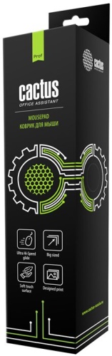 Коврик Cactus Plasma Большой черный CS-MP-PRO02XL фото 4