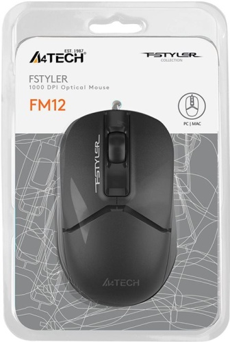 Мышь A4Tech Fstyler FM12 черный FM12 BLACK фото 2