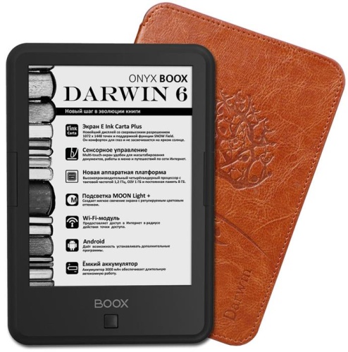 Электронная книга ONYX BOOX DARWIN 6 Black фото 3