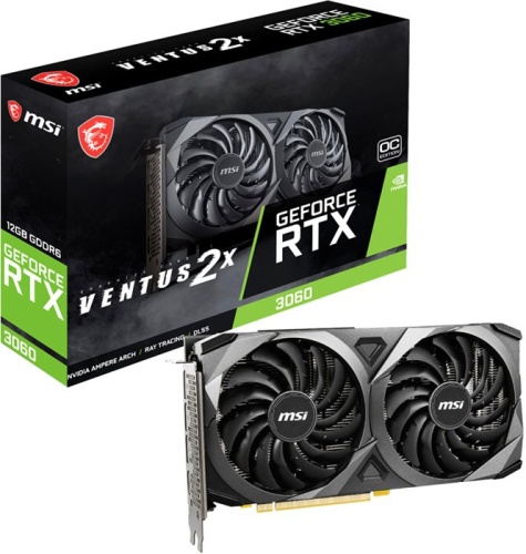 Видеокарта PCI-E MSI 12288 Мб RTX 3060 VENTUS 2X OC RU фото 7