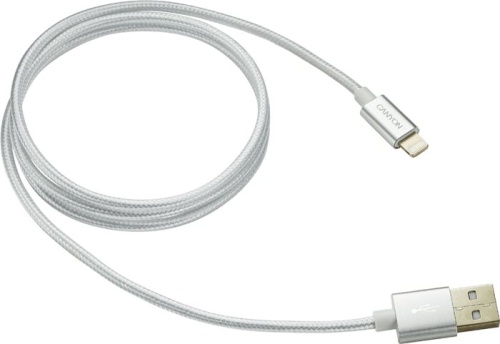 Переходник для Apple CANYON CFI-3 Lightning USB Cable CNE-CFI3PW Pearl White Переходник для Apple CANYON CFI-3 Lightning USB Cable CNE-CFI3PW Pearl White